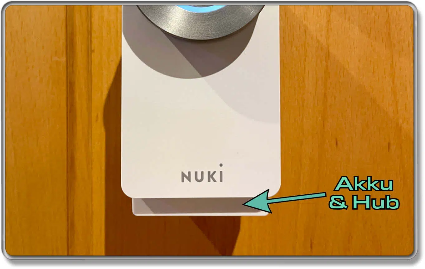 Das Nuki Smart Lock 4.0 Pro besitzt einen eingebauten WLAN-Hub