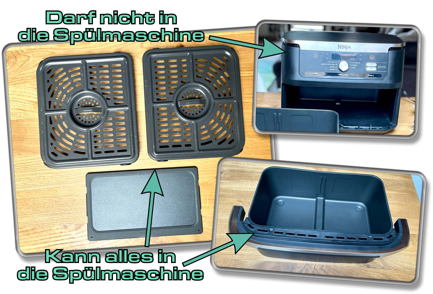 Das darf alles in die Spülmaschine