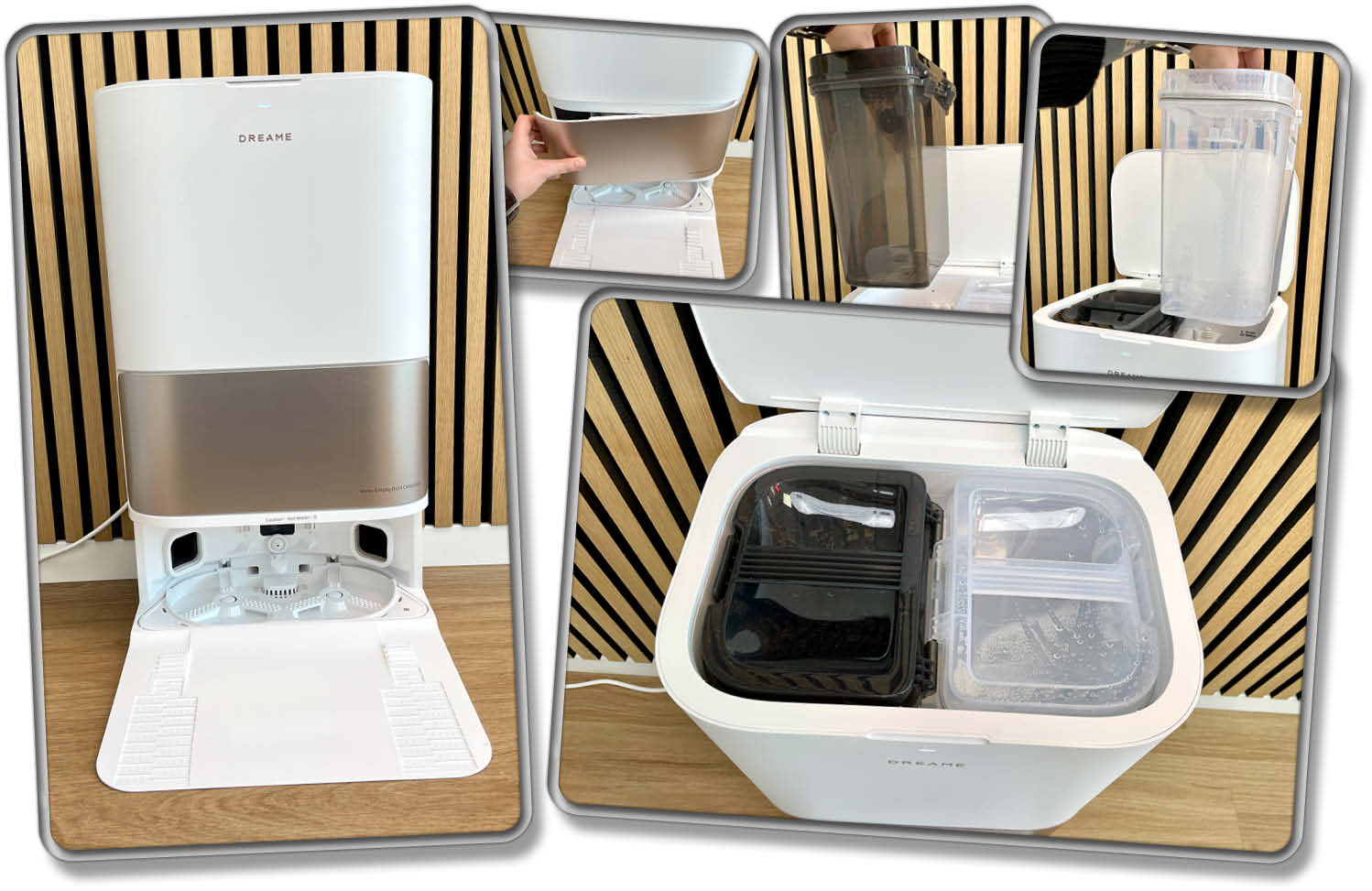 Das ist die Reinigungsstation des Dreame L10s Pro Ultra Heat