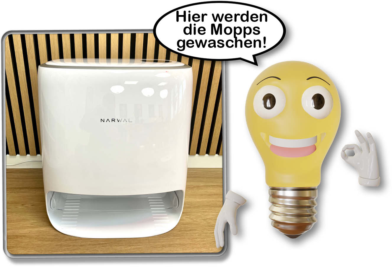 Das ist die Waschstation des Narwal Freo X Ultra