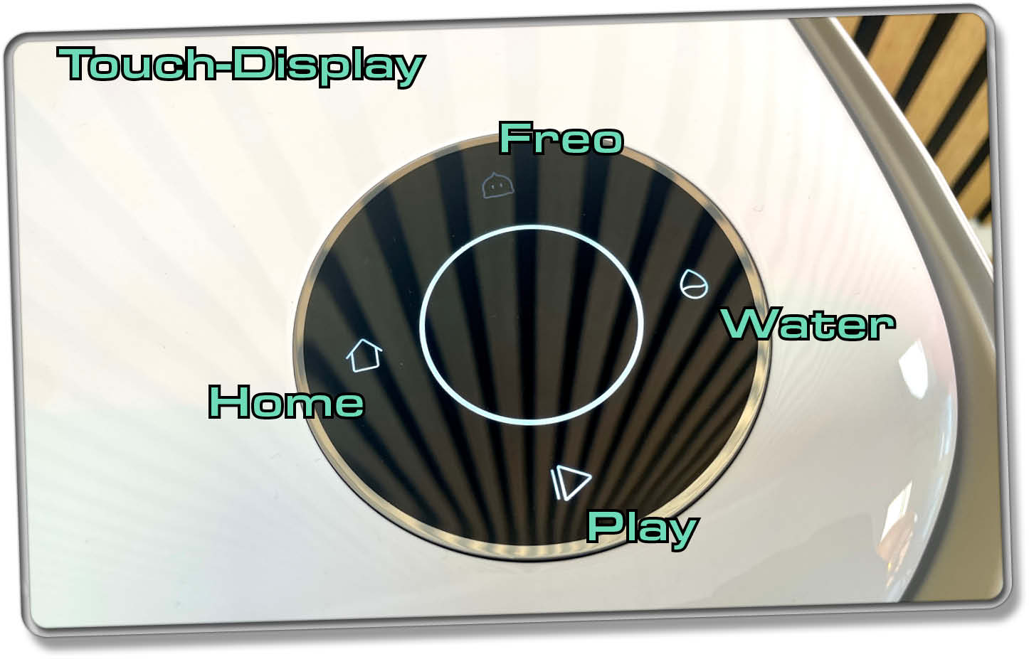 Das neue Display ist nicht mehr animiert, sondern bietet nur noch die notwendigsten Einstellungen und Tasten