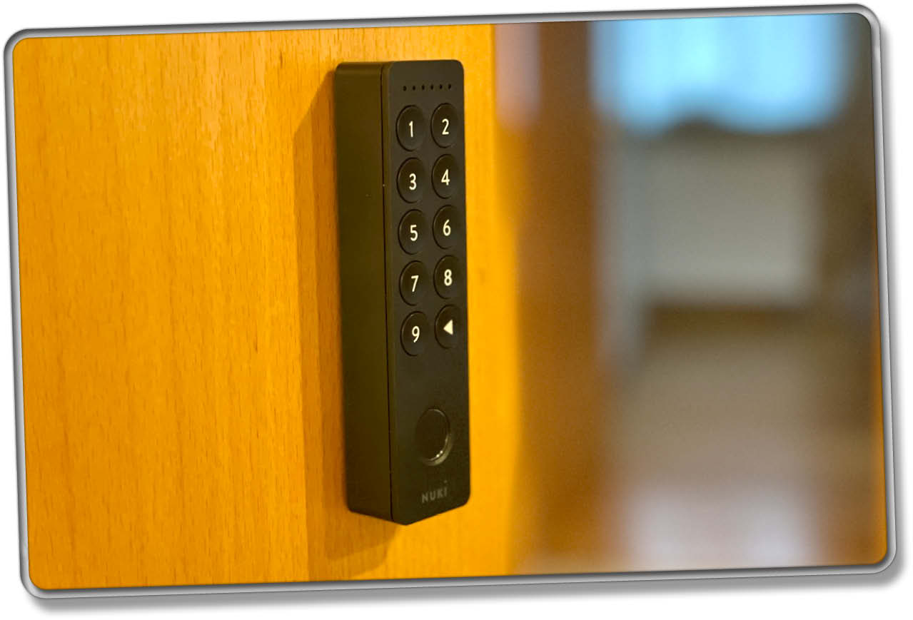 Das optional erhältliche Nuki Keypad 2.0 hilft beim Öffnen ungemein.