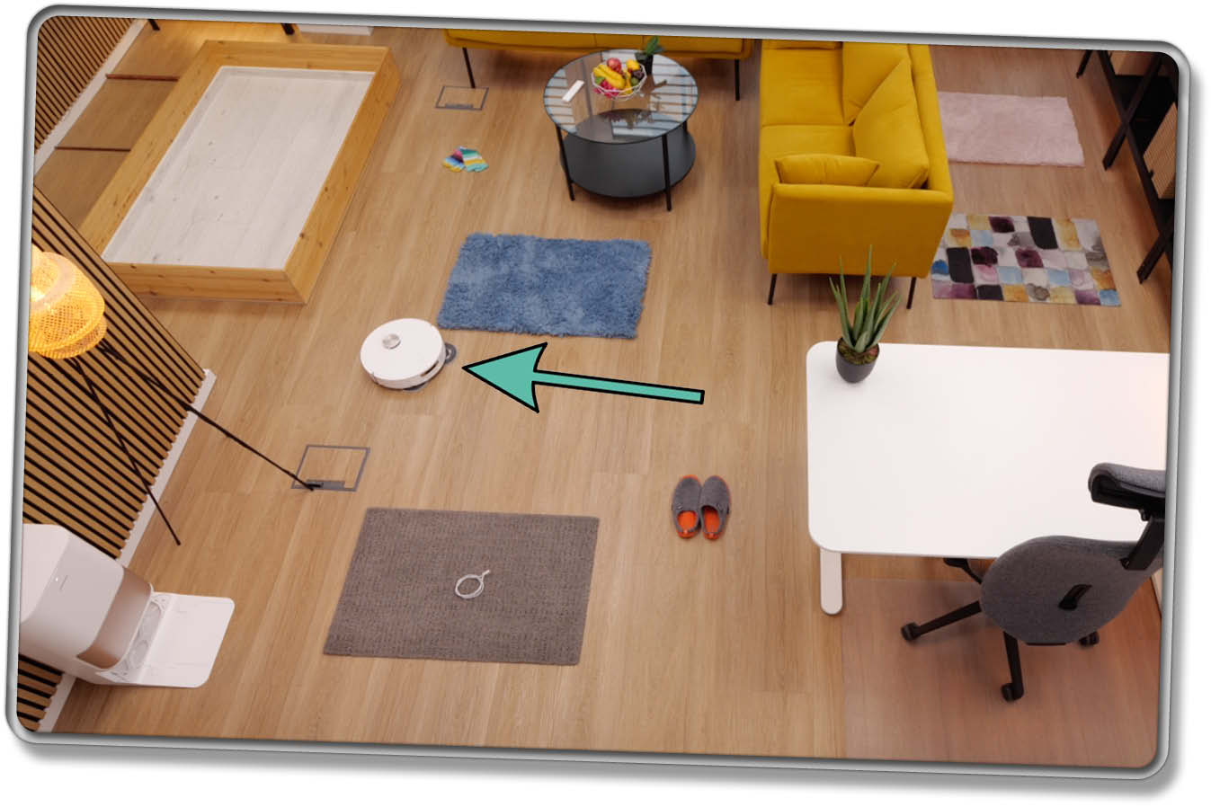 Der Dreame L10s Pro Ultra Heat muss wie jeder andere Saugroboter auch durch unser Testareal