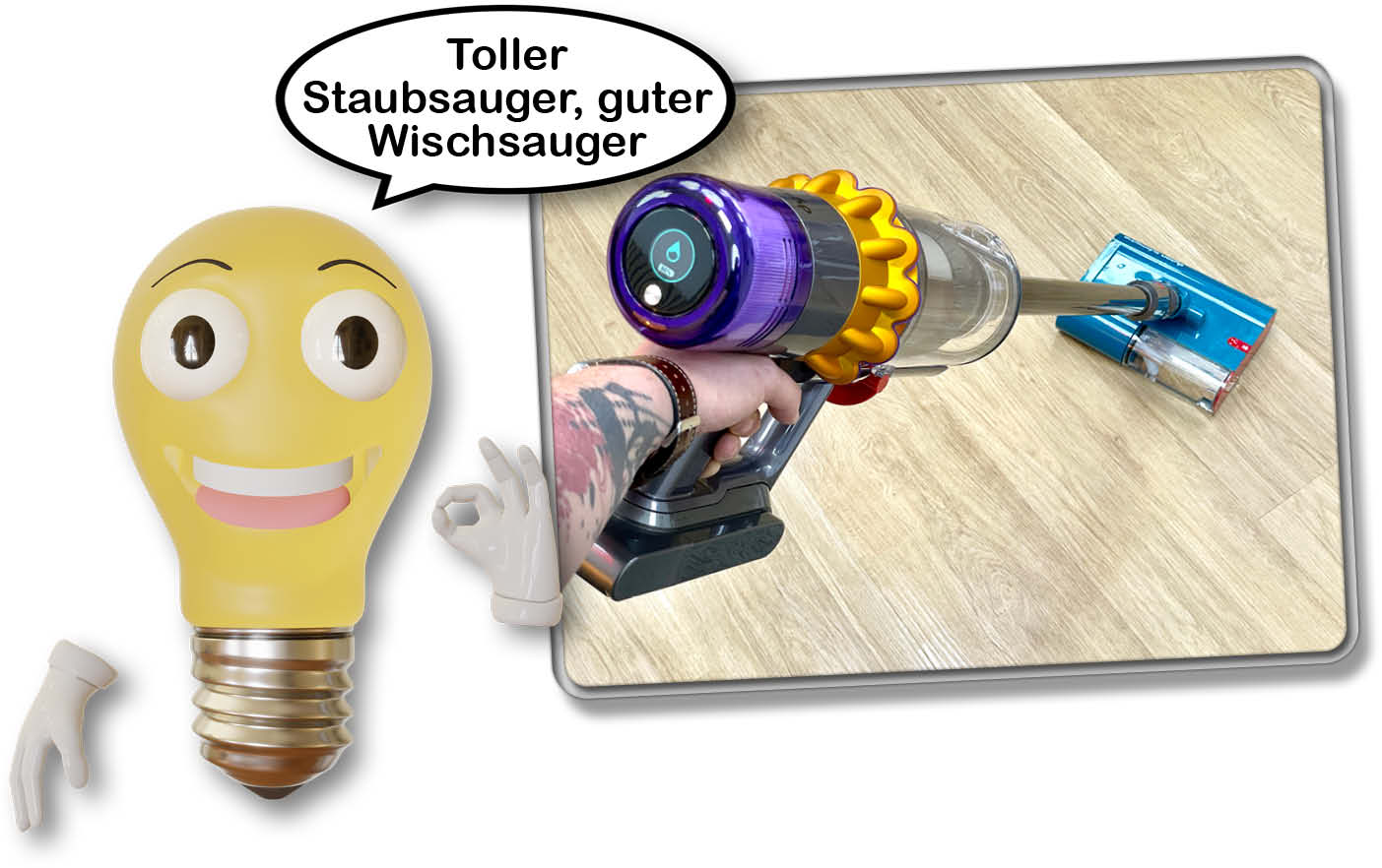 Der Dyson V15s Detect Submarine ist ein hervorragender Staubsauger mit einem guten Wischaufsatz