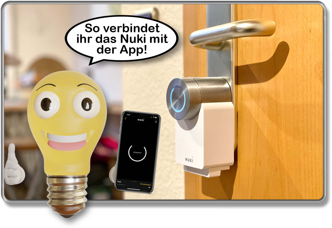 Die Kopplung mit der Smartphone-App ist leicht und wird erklärt.