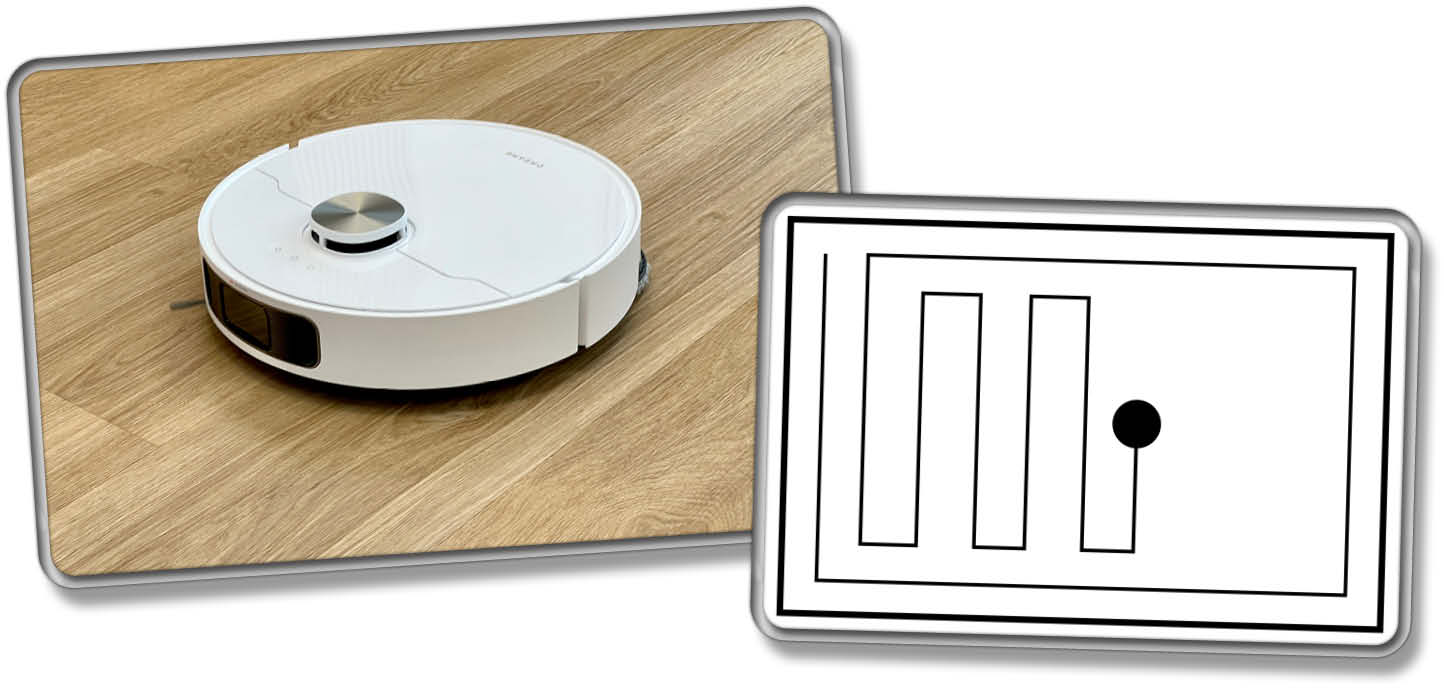 Die Navigation des Dreame L10s Pro Ultra Heat ist durchdacht und intelligent, sodass er in der Lage ist, in geraden Bahnen zu fahren.