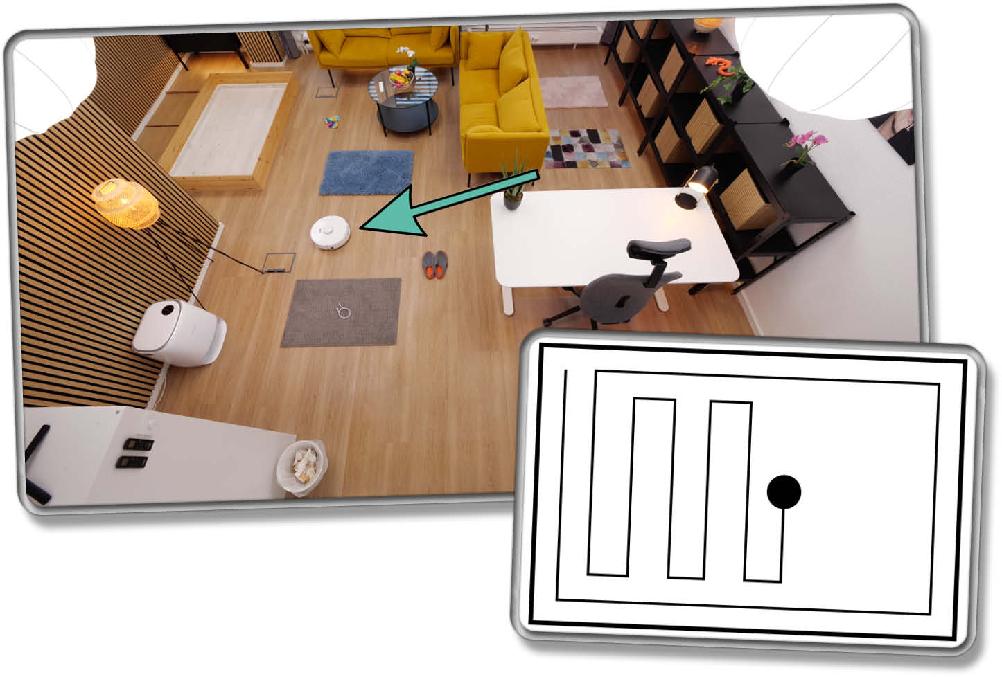 Die Navigation des Narwal Freo X Ultra ist durchaus intelligent und vorausplanend