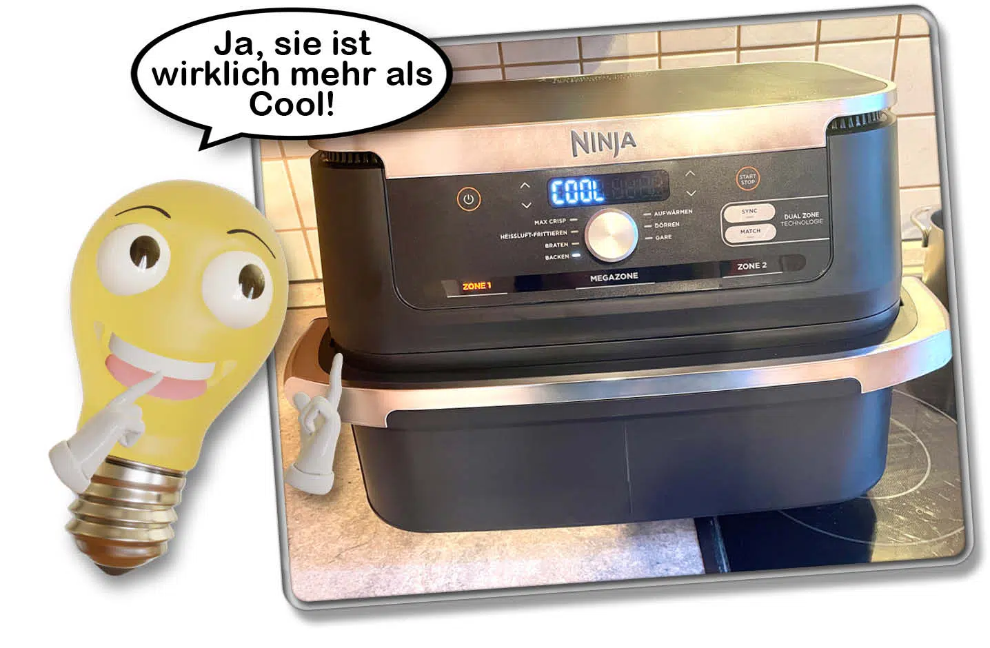 Die Ninja Foodi FlexDrawer mit 10,4 Liter Volumen hat sich absolut bewährt im Test!
