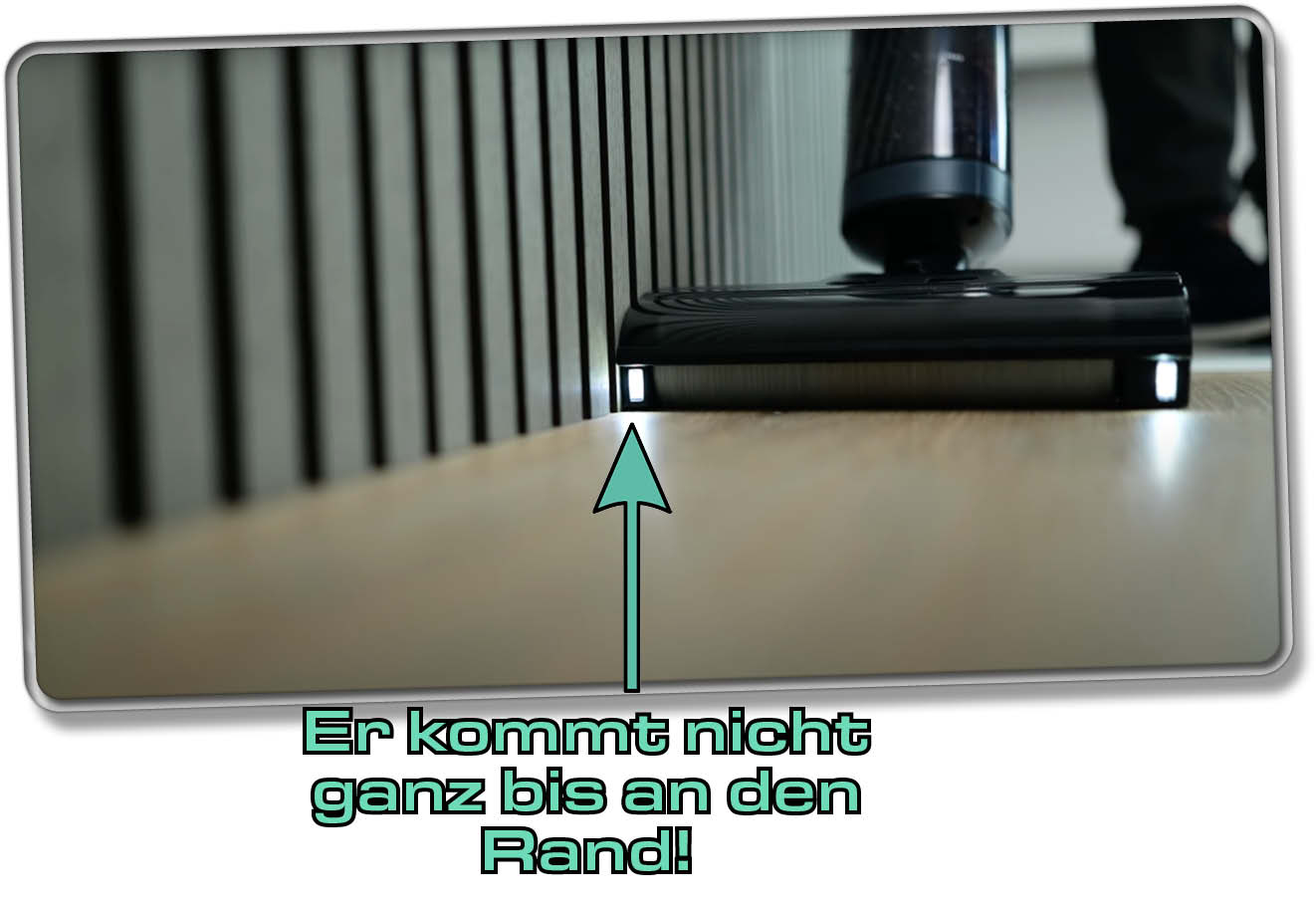 Die Randreinigung mit dem AEG ULTIMATE 8000 Wet&Dry
