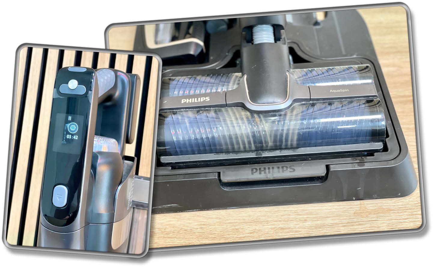 Die Selbstreinigungsfunktion des Philips 9000 Series AquaTrio Cordless funktioniert nur in der Station