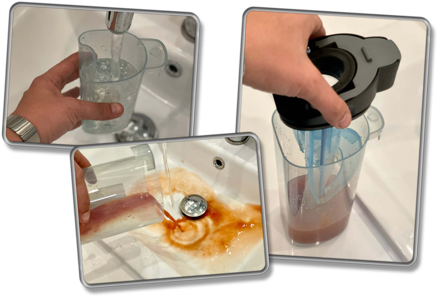 Die Wartung der Wassertanks ist ein notwendiges Übel