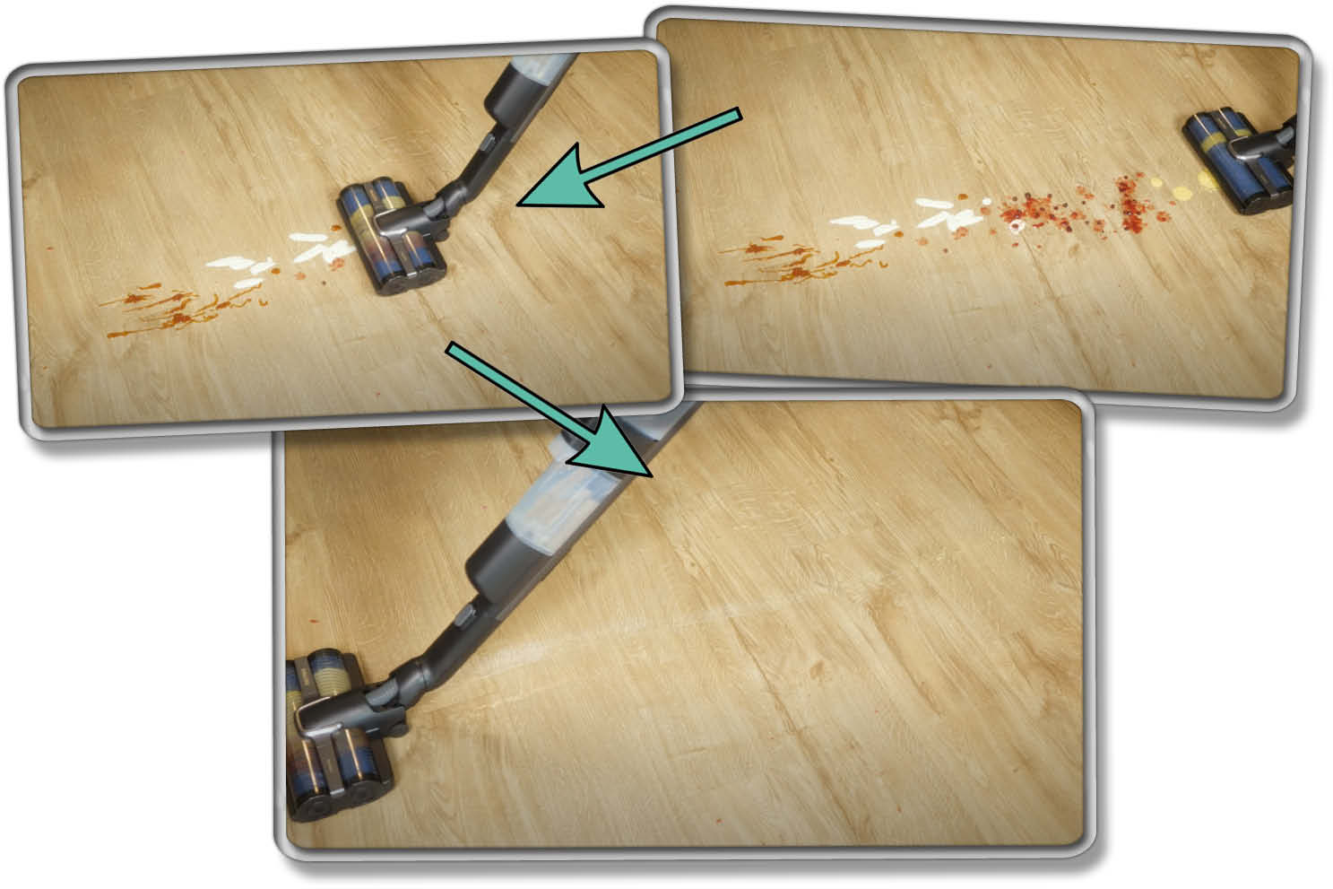 Die Wischleistung des Philips 9000 Series AquaTrio Cordless