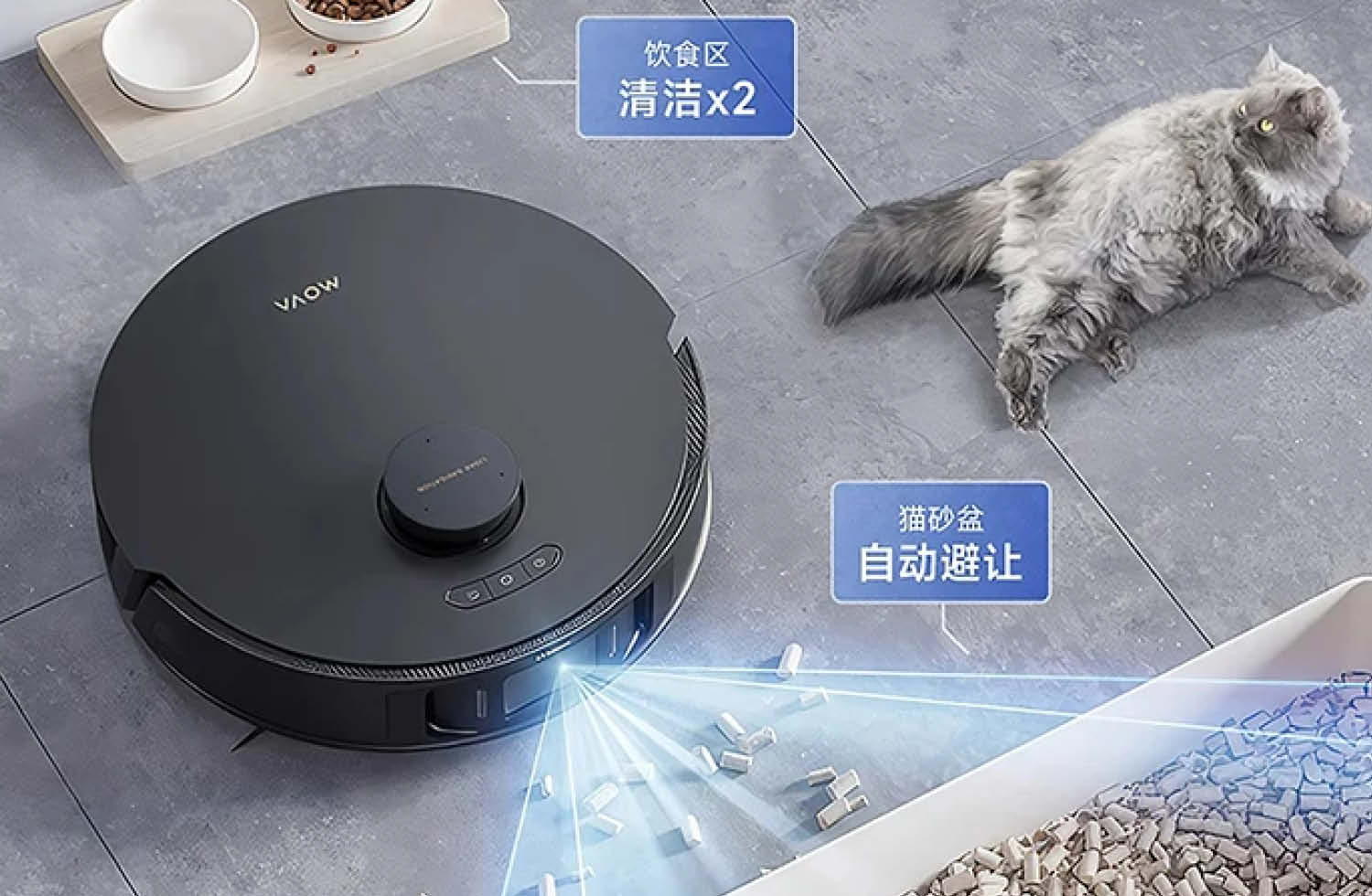 Dreame Mova G30 Ultra - Hinderniserkennung