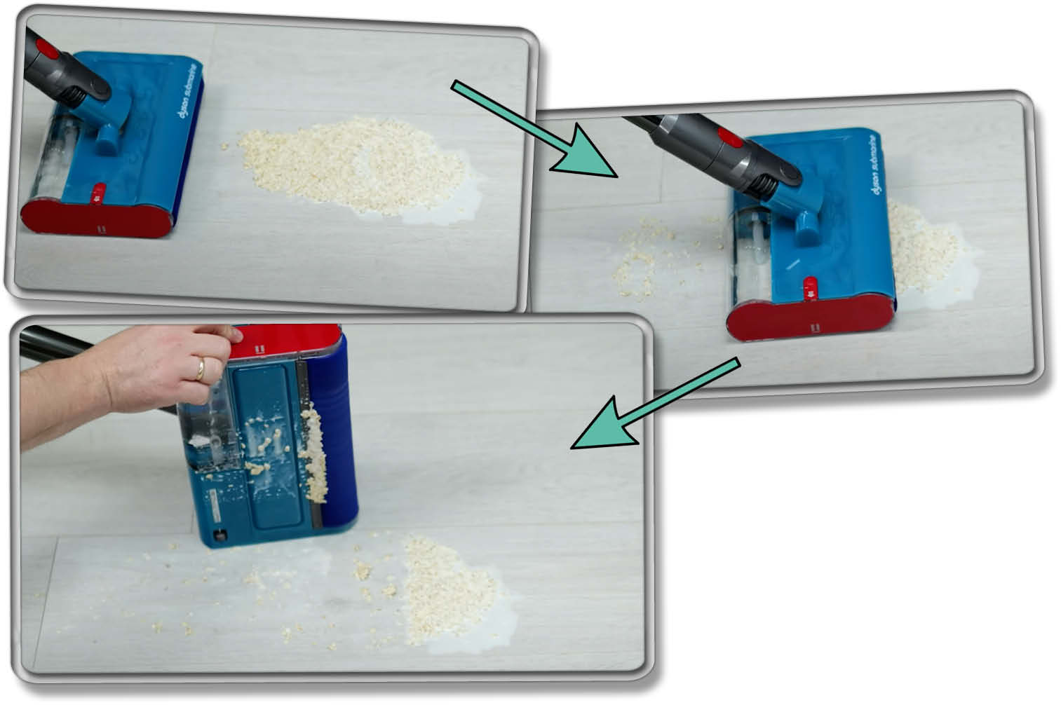 Dyson V15s Detect Submarine - Dickflüssige Verschmutzung