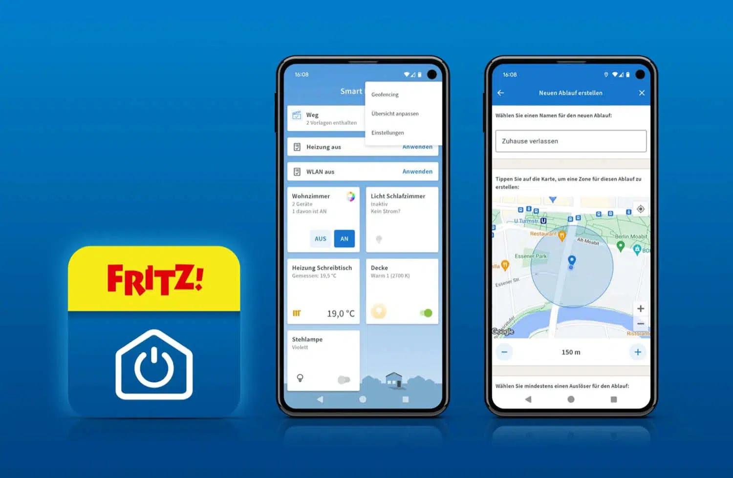 FRITZ!App Smart Home Geofencing
