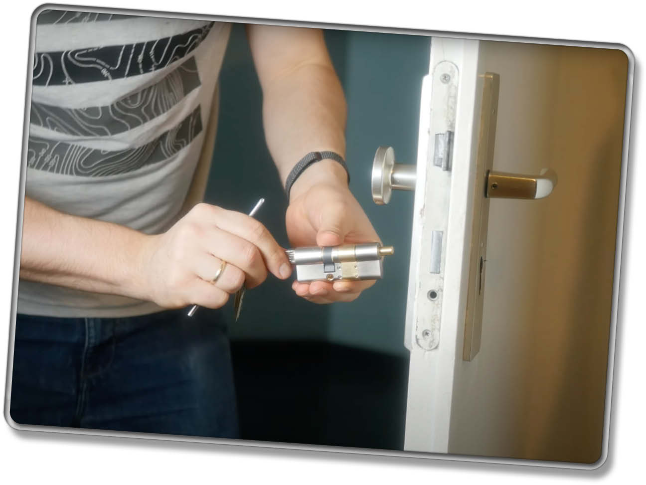 Fremder Schließzylinder