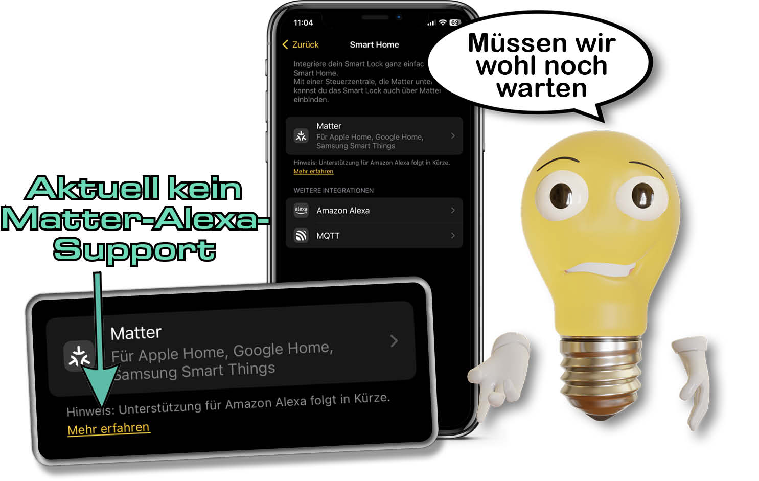 Kein Matter-Support für das Smart Lock 4.0 Pro von Nuki in Verbindung mit Alexa aktuell