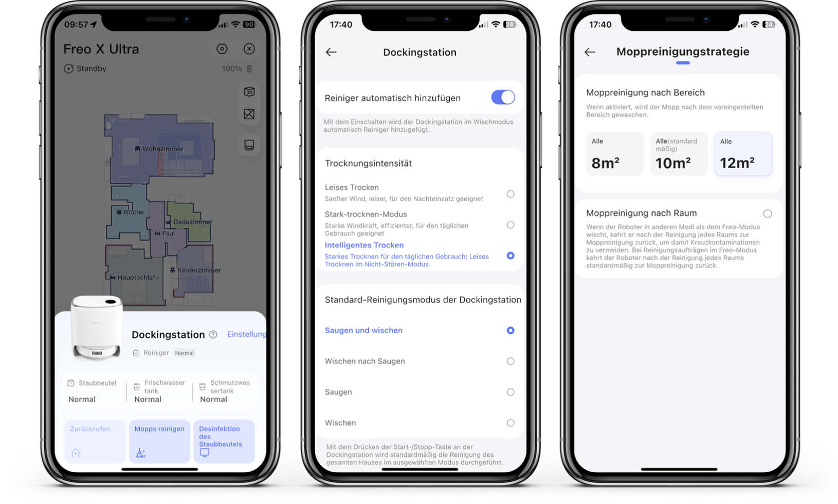 Narwal Freo X Ultra - App - Station