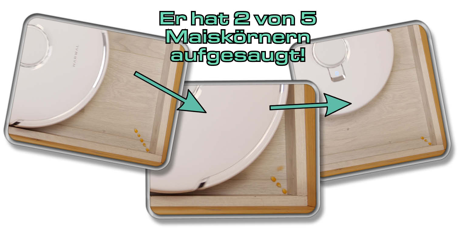 Narwal Freo X Ultra - Die gemessene Eckenreinigung