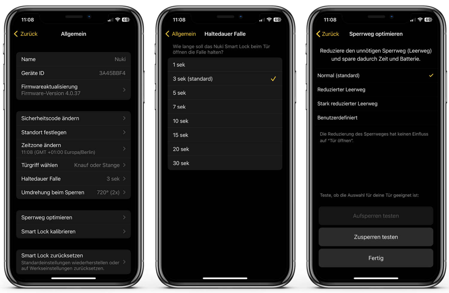 Nuki Smart Lock 4.0 Pro - App - Allgemeines