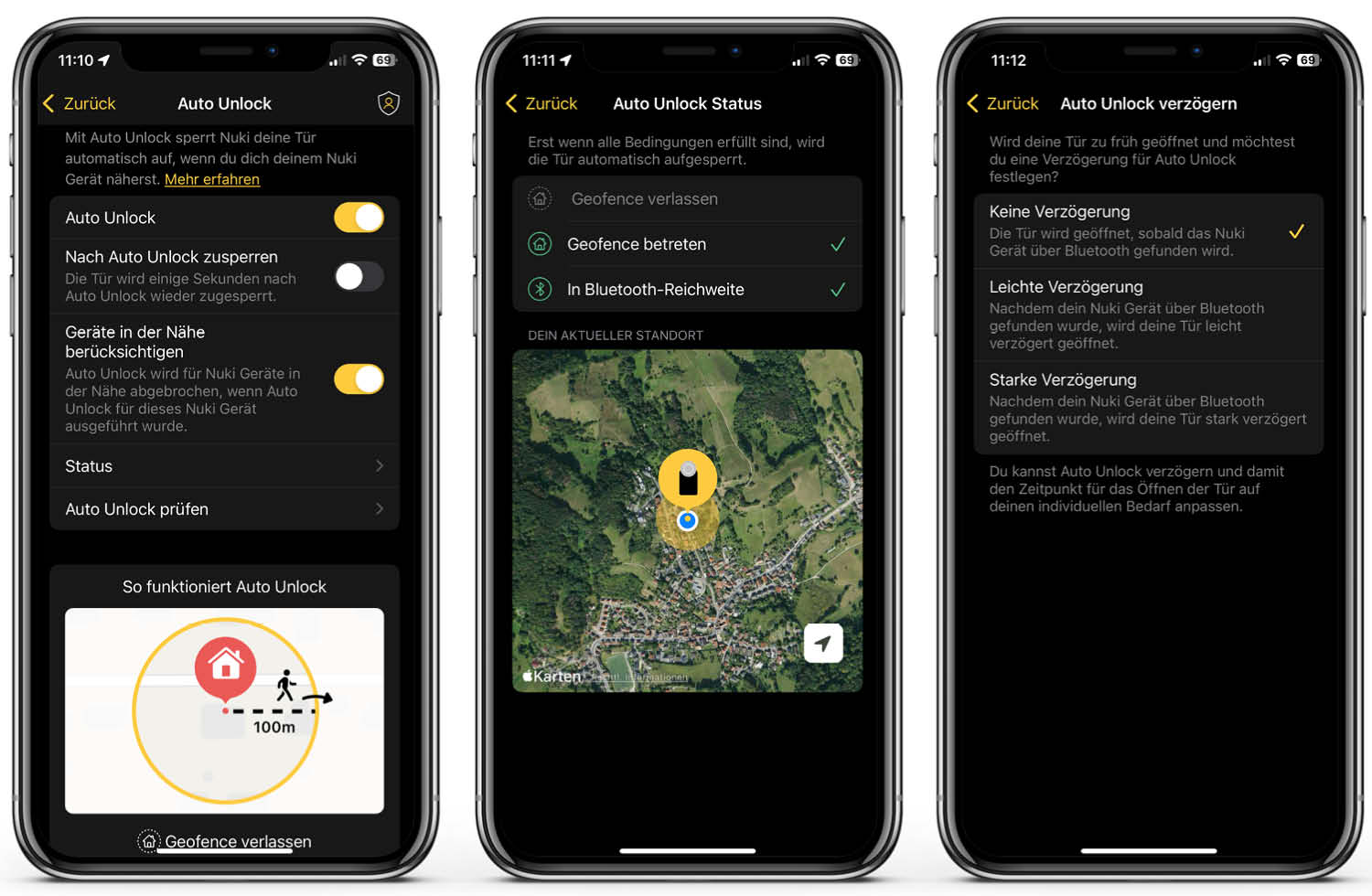 Nuki Smart Lock 4.0 Pro - App - Auto-Unlock