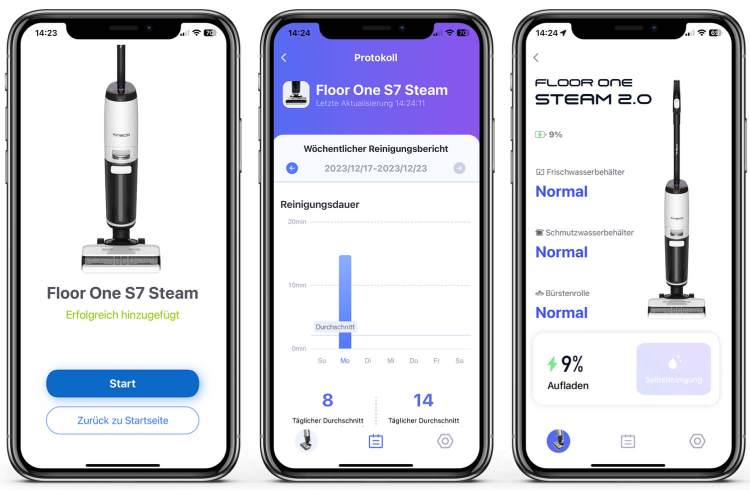 Tineco Floor One S7 Steam - App
