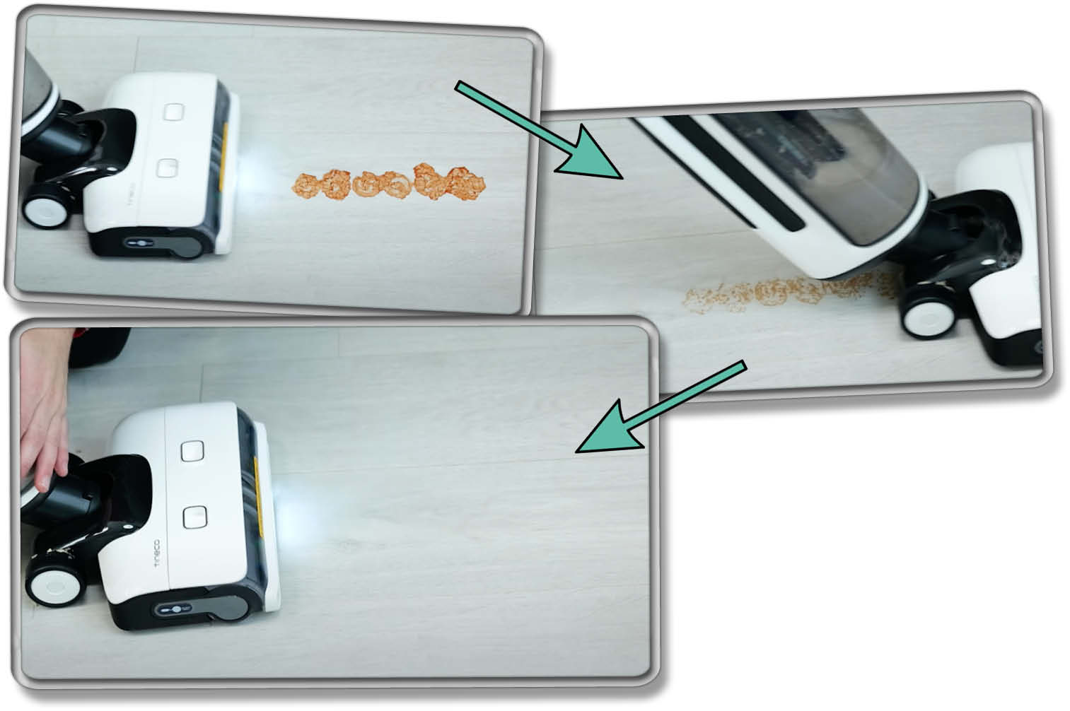 Tineco Floor One S7 Steam - Getrocknetes Ketchup