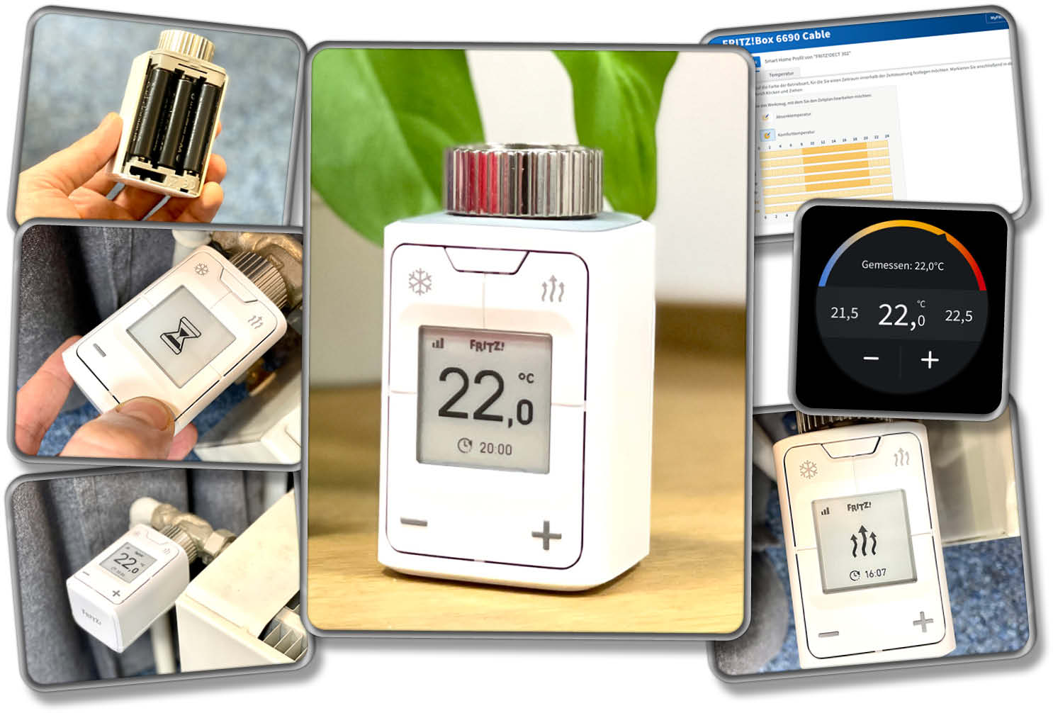 Wir haben das FRITZ!DECT 302 Heizkörperthermostat von AVM genau unter die Lupe genommen