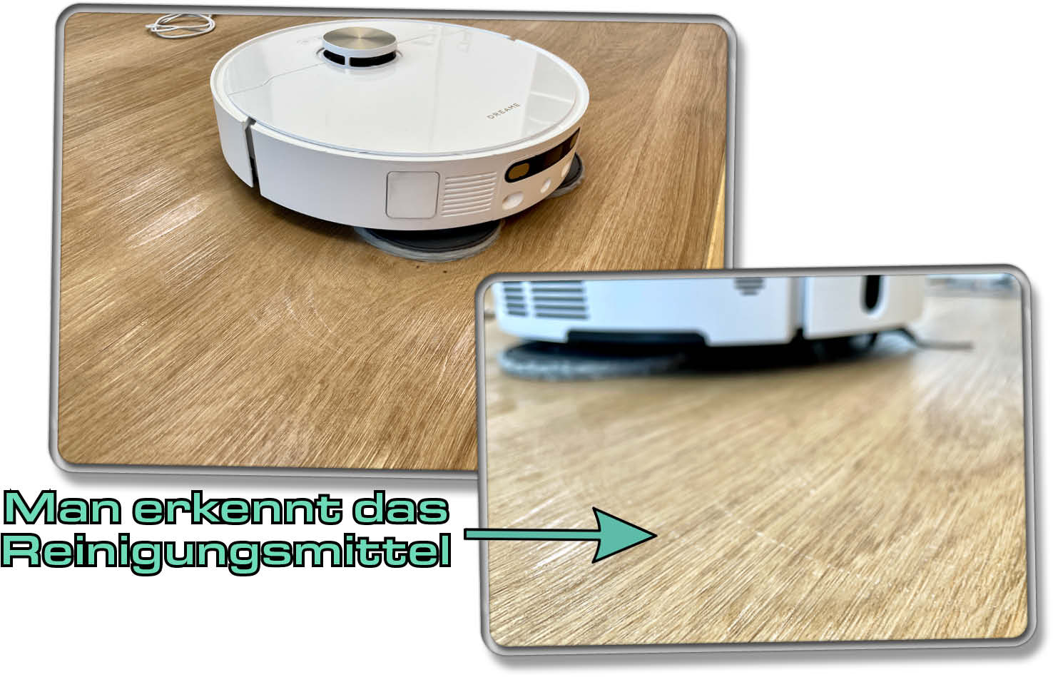 Wir haben uns die Wischleistung des Dreame L10s Pro Ultra Heat ganz genau angeschaut!