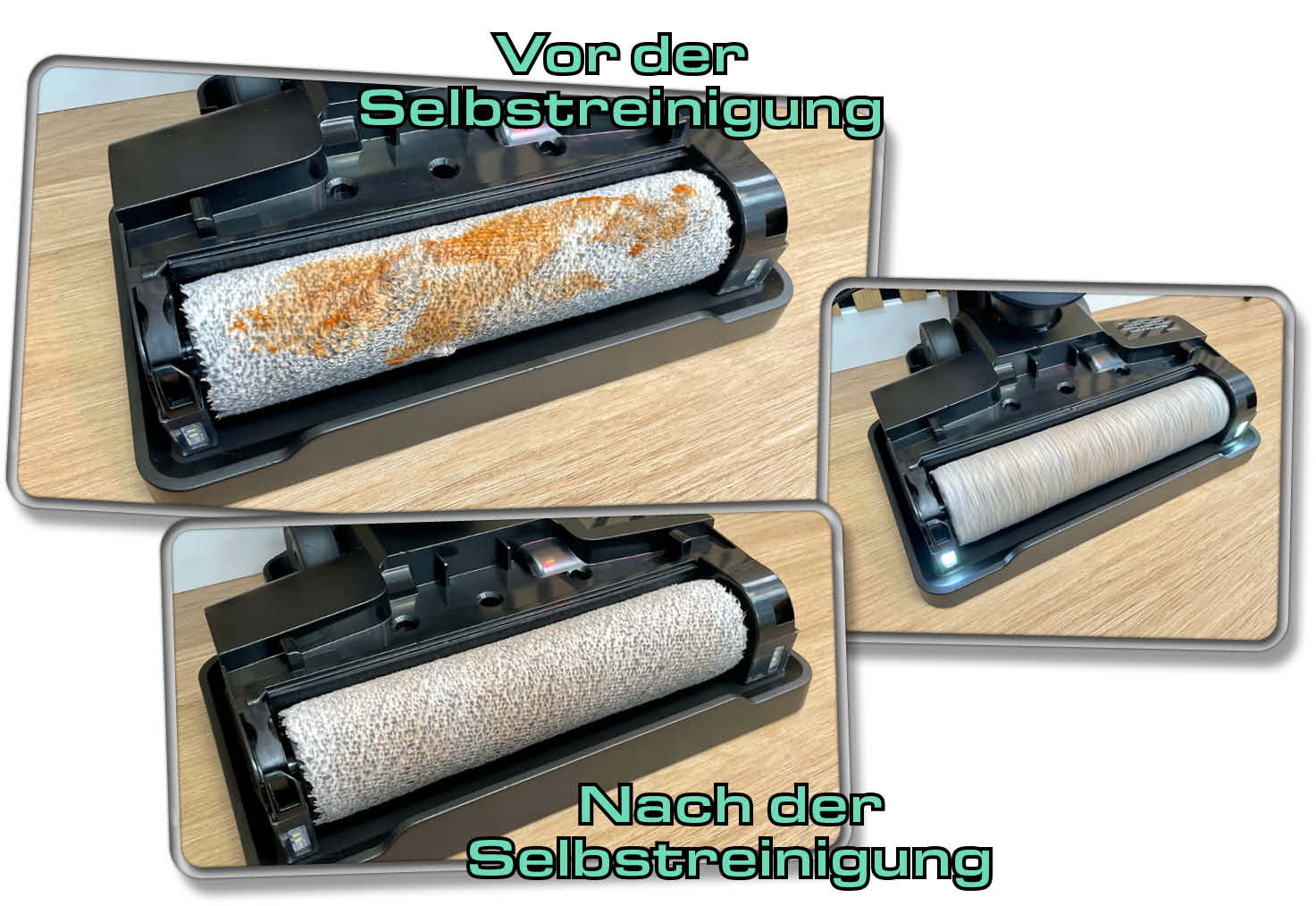 Wir zeigen euch, wie gut die Selbstreinigungsfunktion arbeitet.