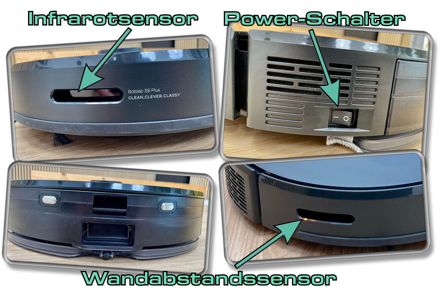 Das findet man alles um den Saugroboter herum