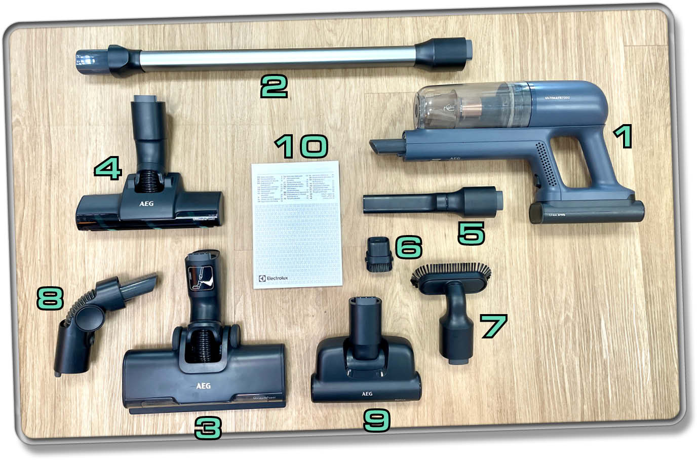 Das ist der Lieferumfang des AEG ULTIMATE 7000