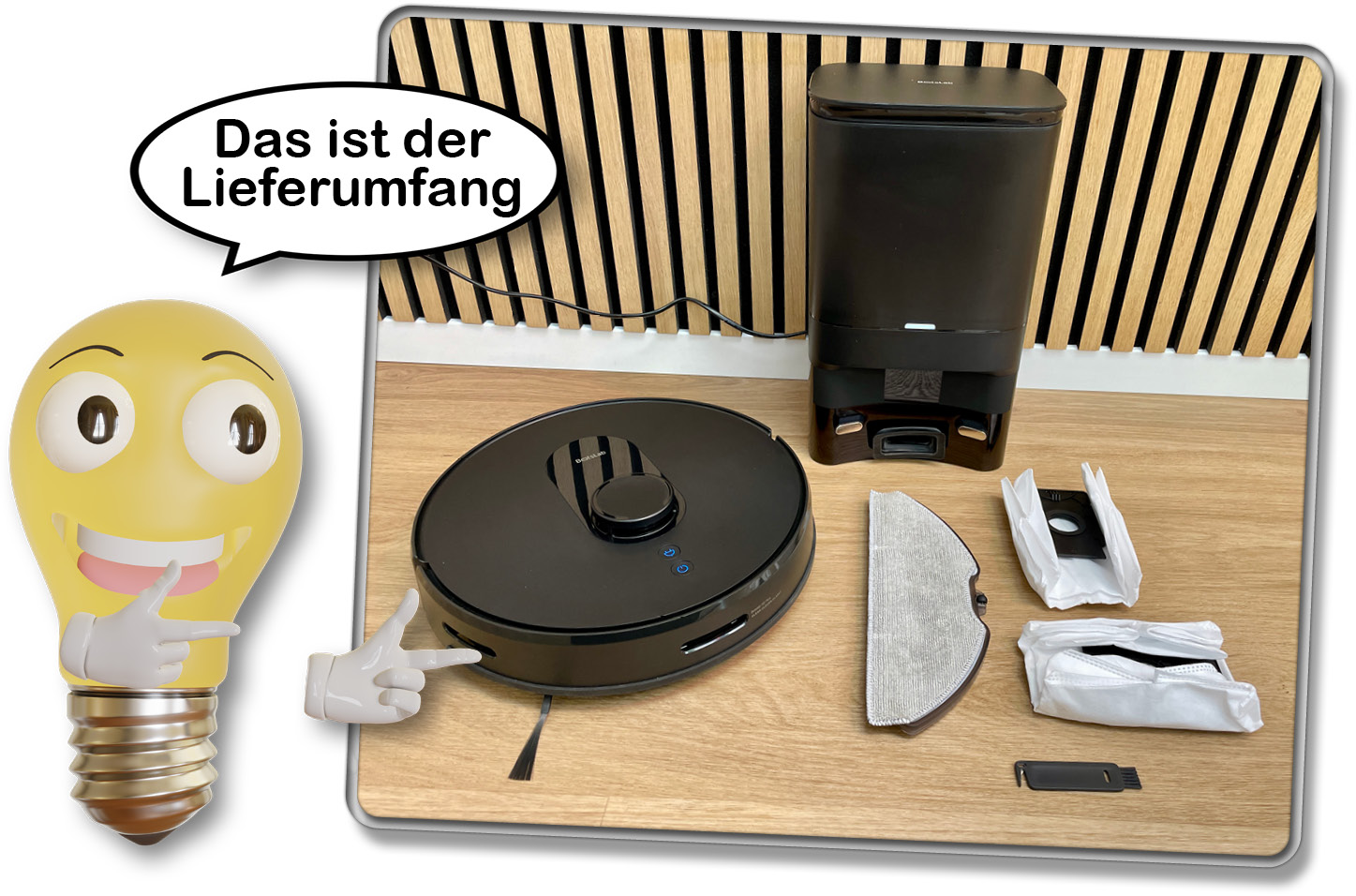 Das ist der Lieferumfang des Botslab by 360 S8 Plus