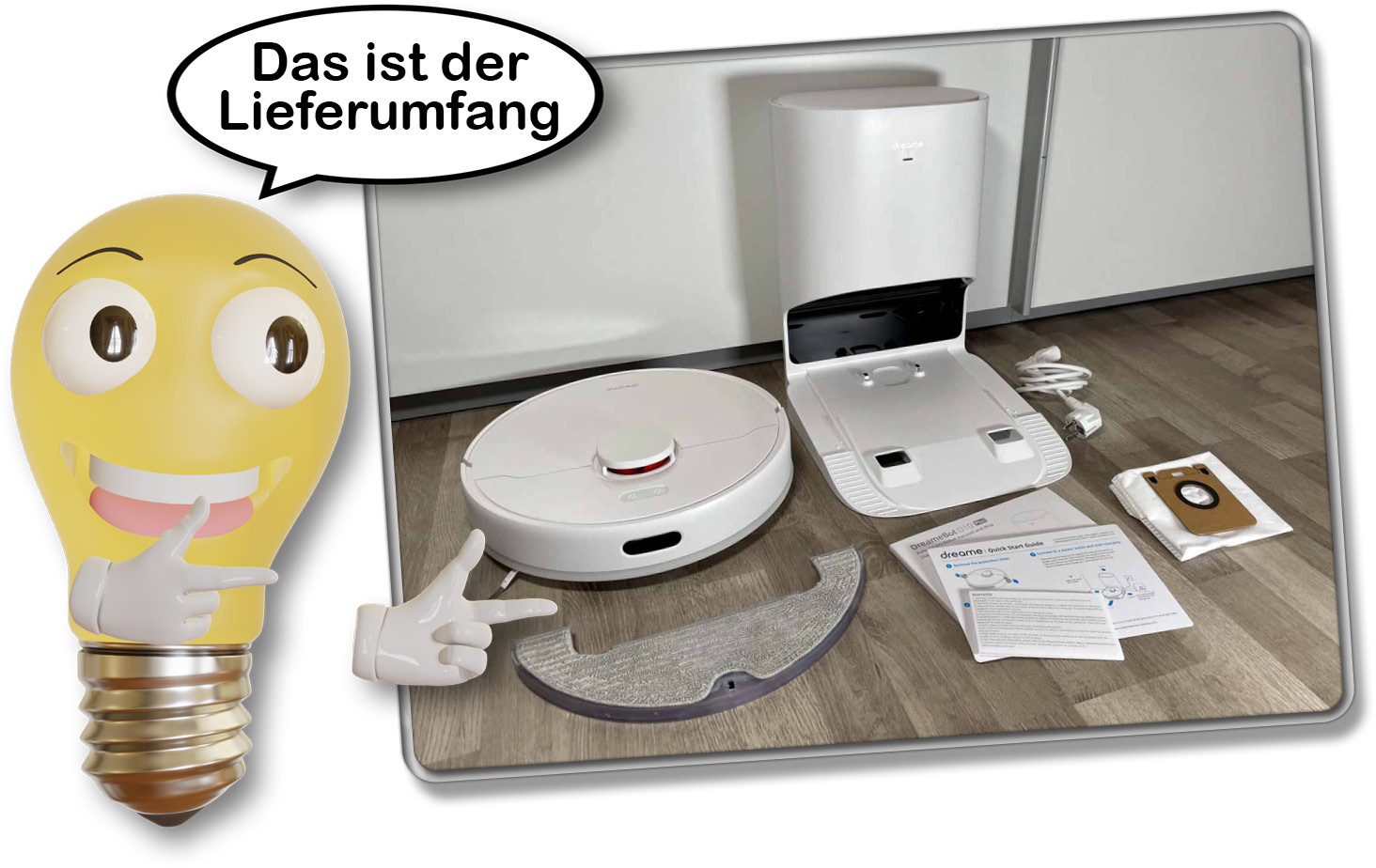 Das ist der Lieferumfang des Dreame D10 Plus