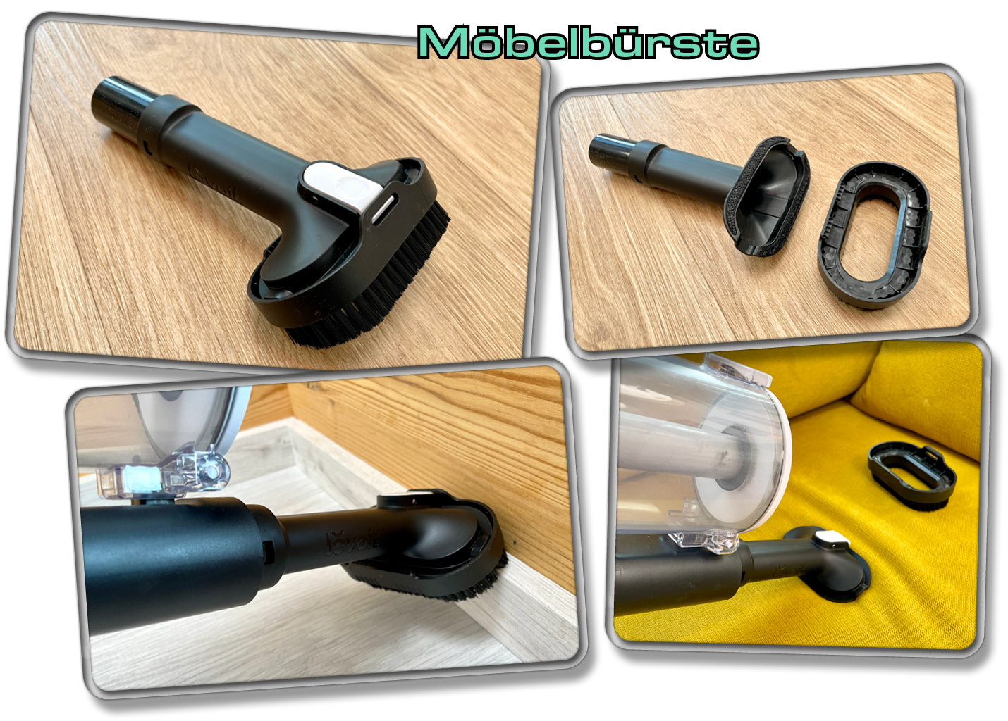 Das ist die mitgelieferte Möbelbürste