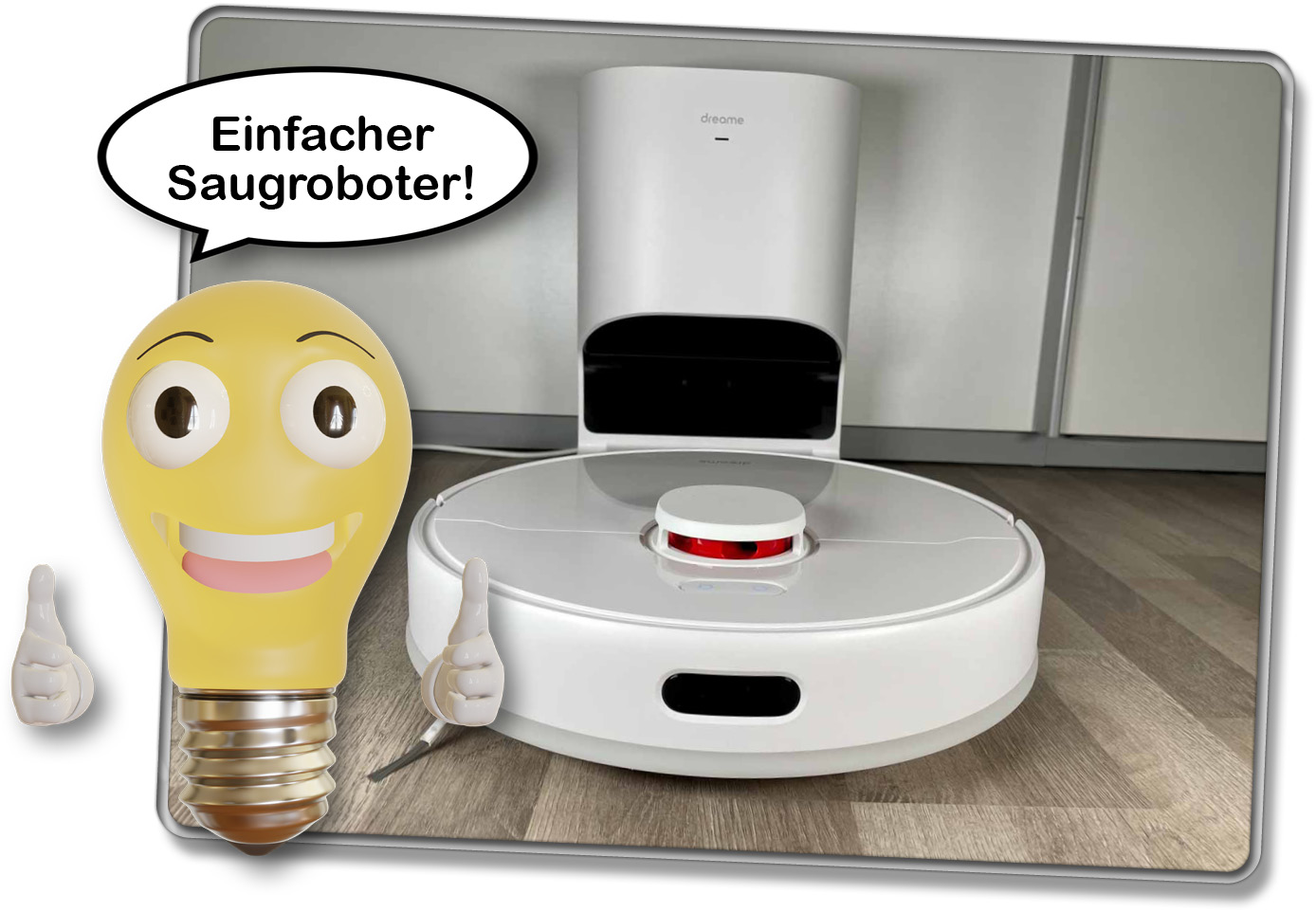 Der Dreame D10 Plus ist ein einfacher aber effektiver Saugroboter