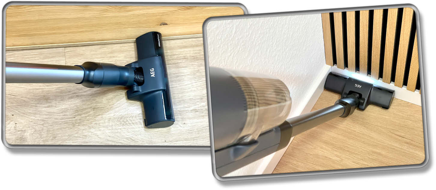 Die Randreinigung sah auch sehr gut aus