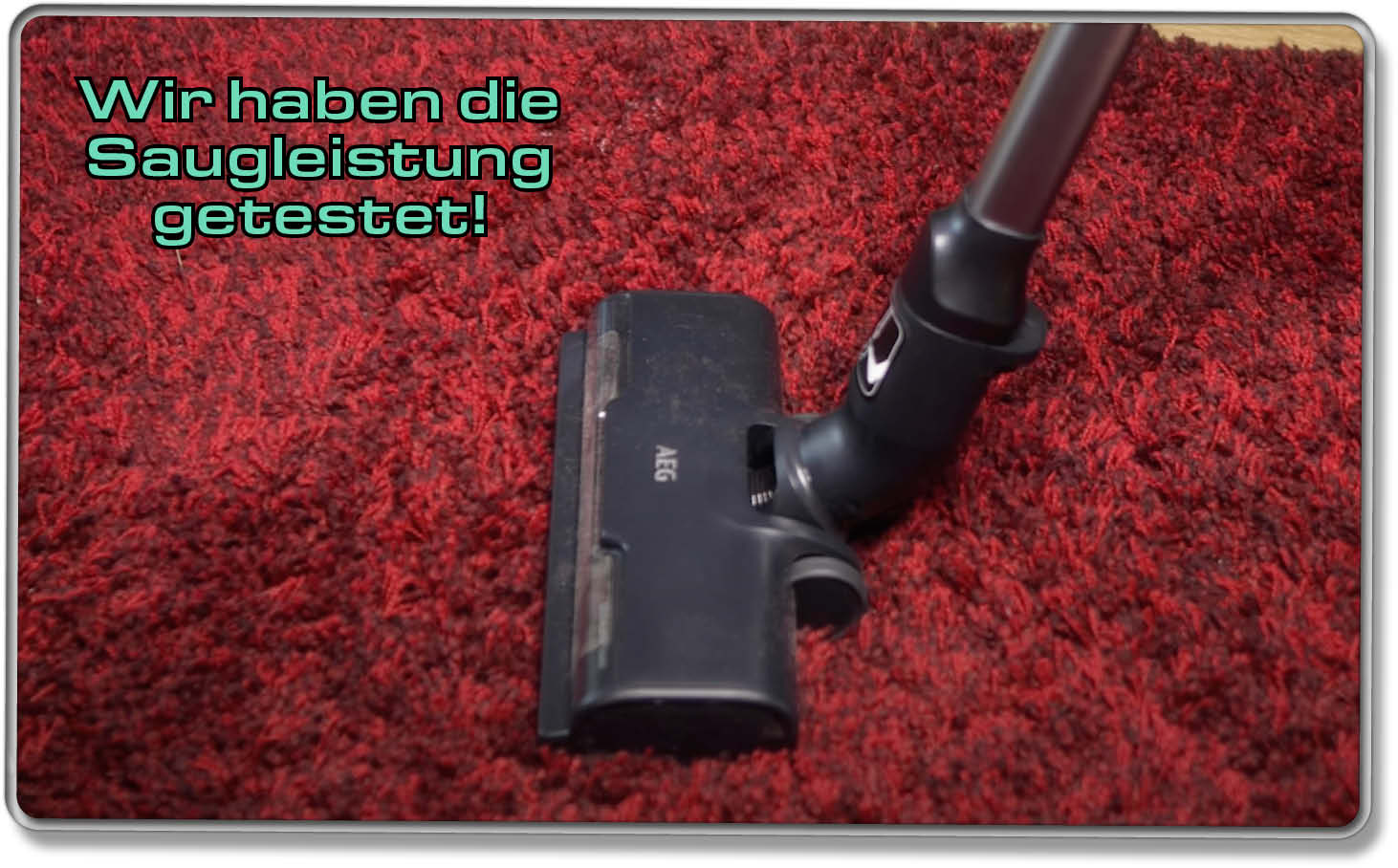 Die Saugleistung des AEG ULTIMATE 7000 haben wir genau getestet