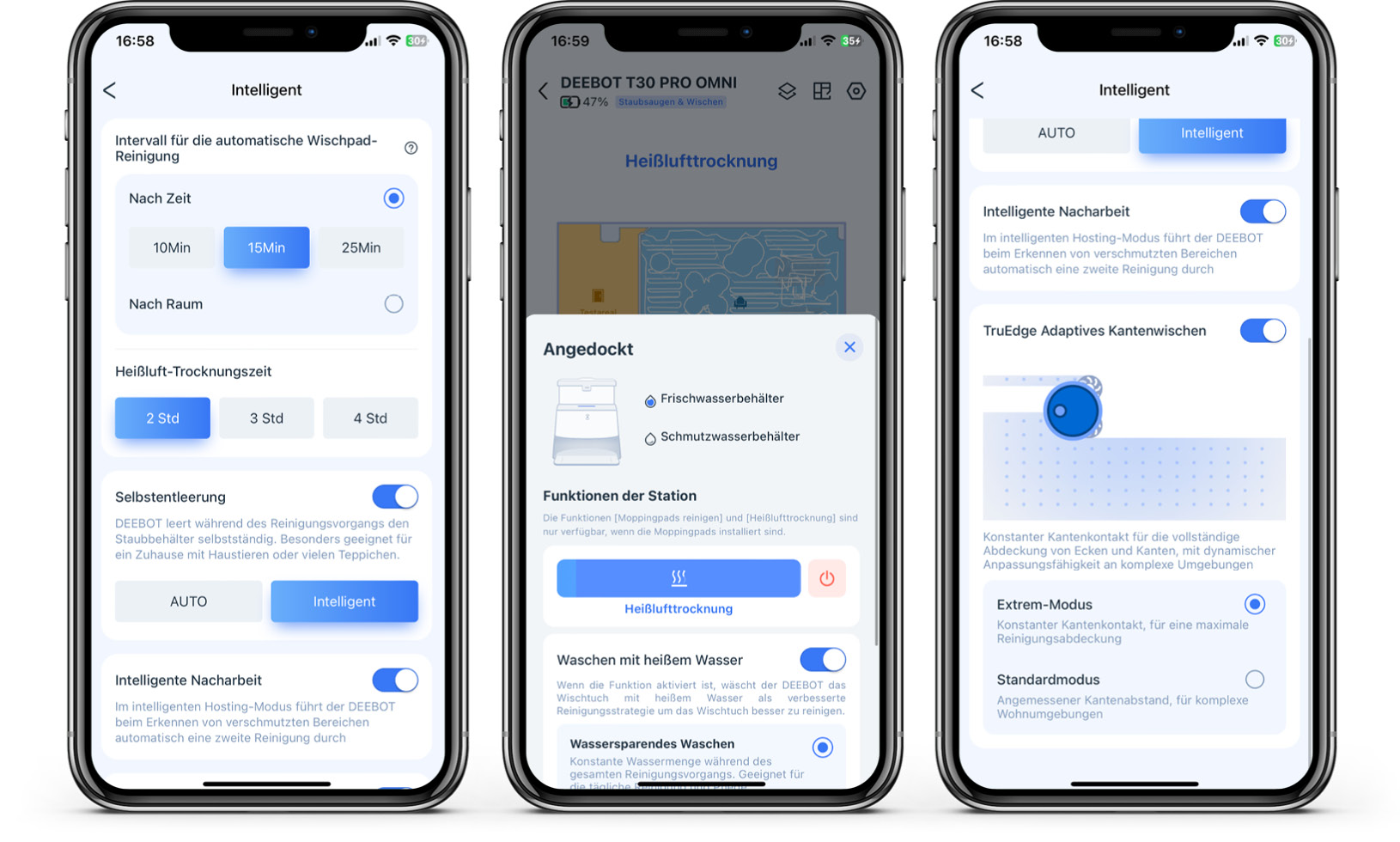 ECOVACS DEEBOT T30 PRO OMNI - App - Station