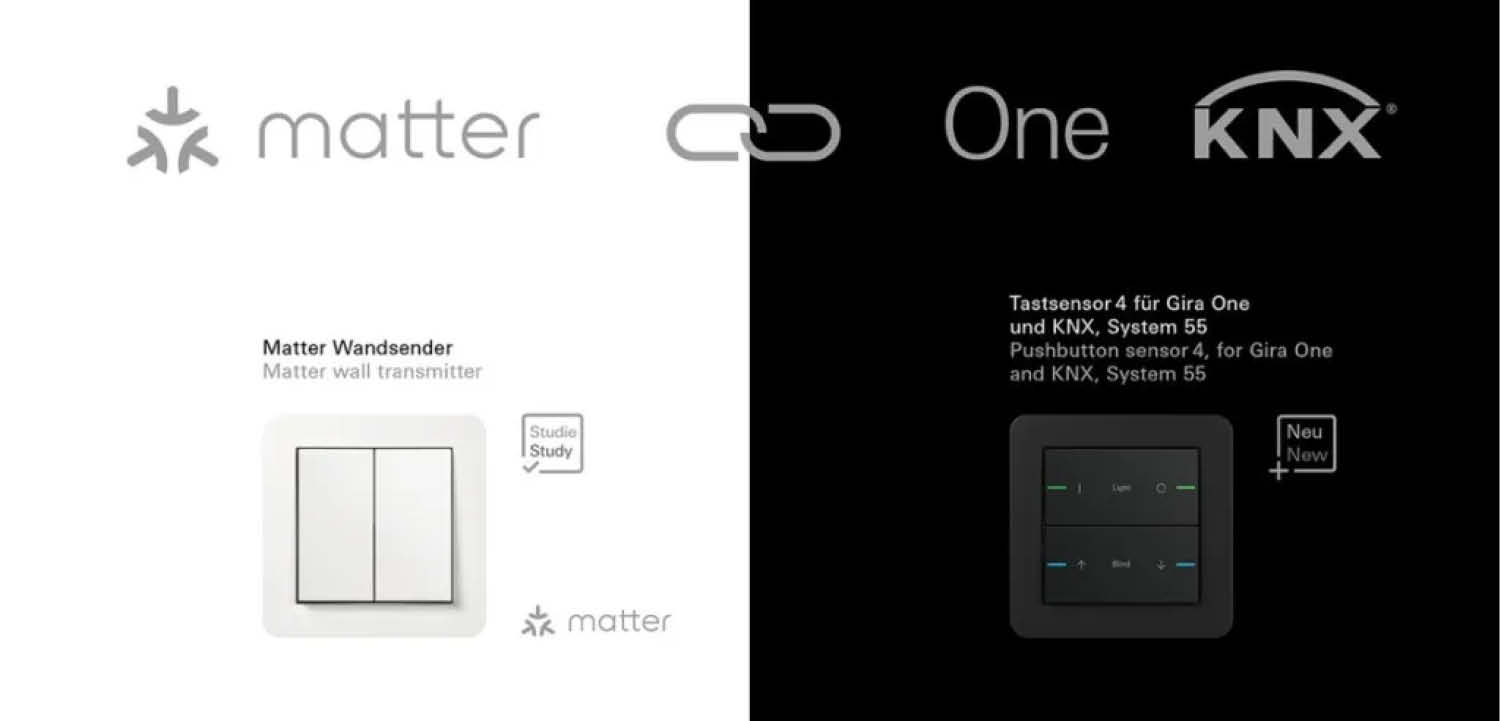 Gira Matter und KNX-Schalter