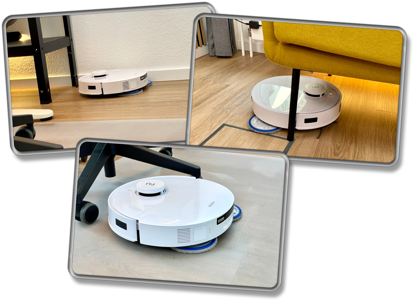 Große Hindernisse erkennt der ECOVACS DEEBOT T30 PRO OMNI zuverlässig und versucht diese nicht zu berühren