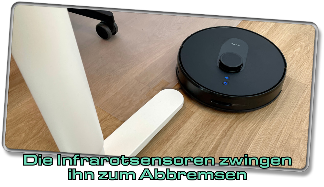 Hindernisse werden nur leicht berührt