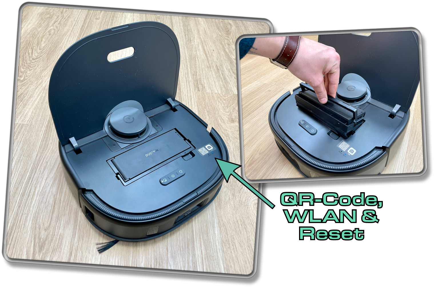 Unter der Haube, die sich über 90° aufklappen lässt, gibt es das gewohnte Bild zu sehen