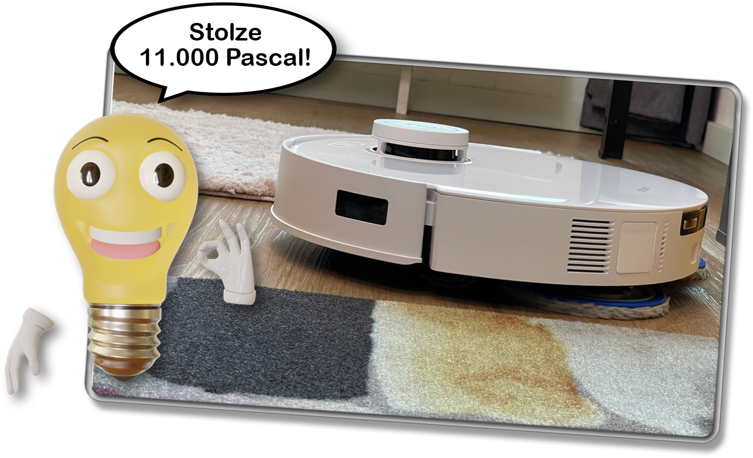 Wir haben uns die 11.000 Pascal starke Saugkraft des ECOVACS DEEBOT T30 PRO OMNI angeschaut