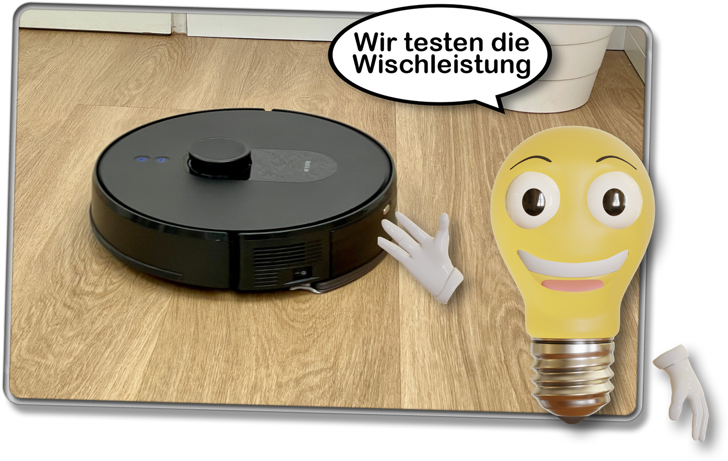 Wir haben uns natürlich auch die Wischfunktion angeschaut