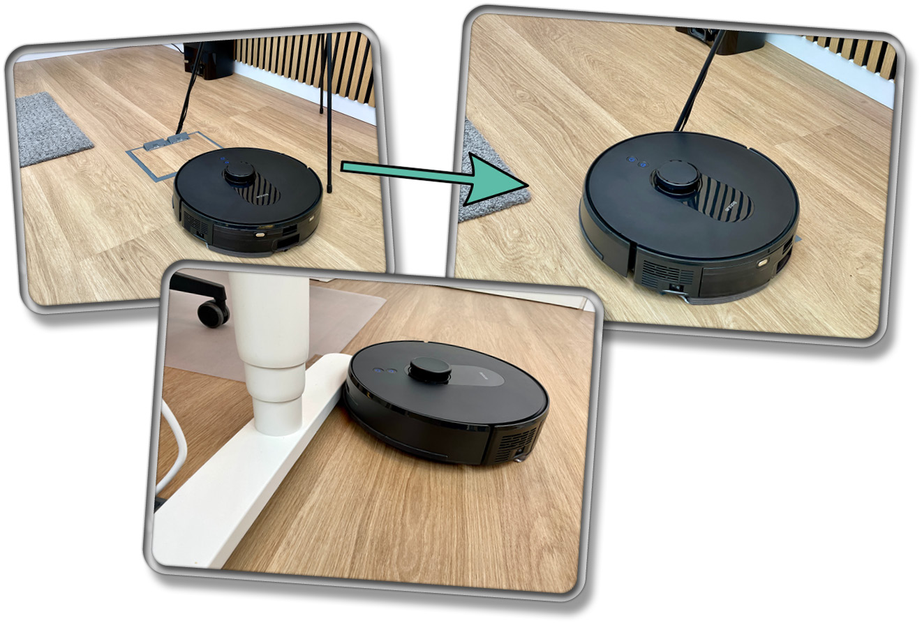 Zu klein dürfen die Hindernisse nicht sein, sonst erkennt der Botslab by 360 S8 Plus diese nicht mehr