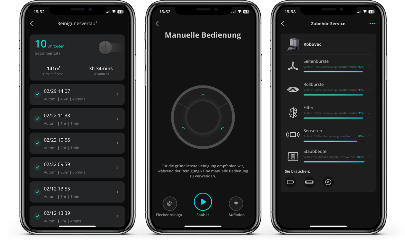 eufy X10 Pro Omni - App - Einstellungen