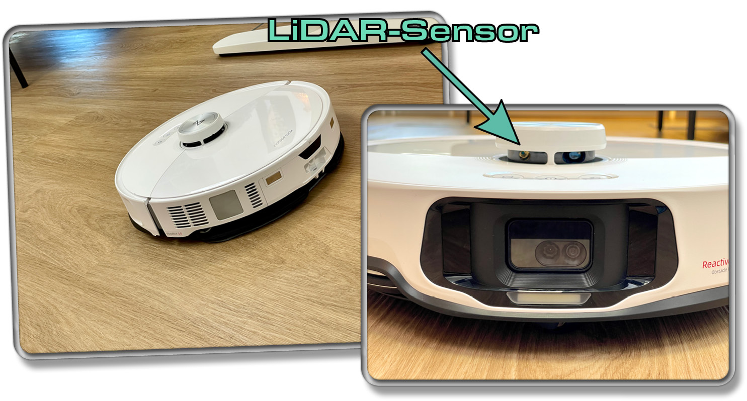 Dank Lasernavigation navigiert der Roborock S8 MaxV Ultra intelligent