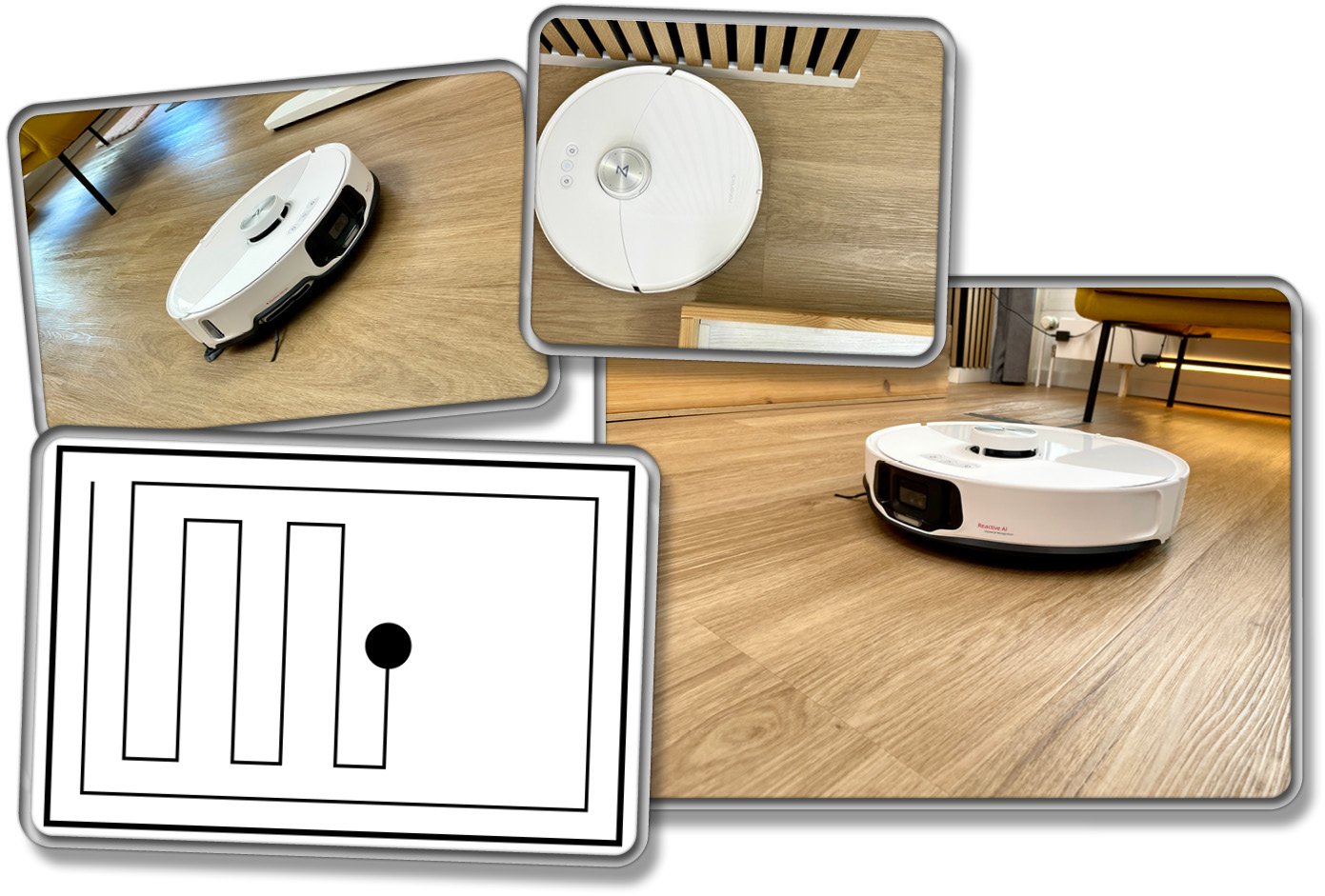 Dank der präzisen Navigation, kommt der Roborock S8 MaxV Ultra überall hin