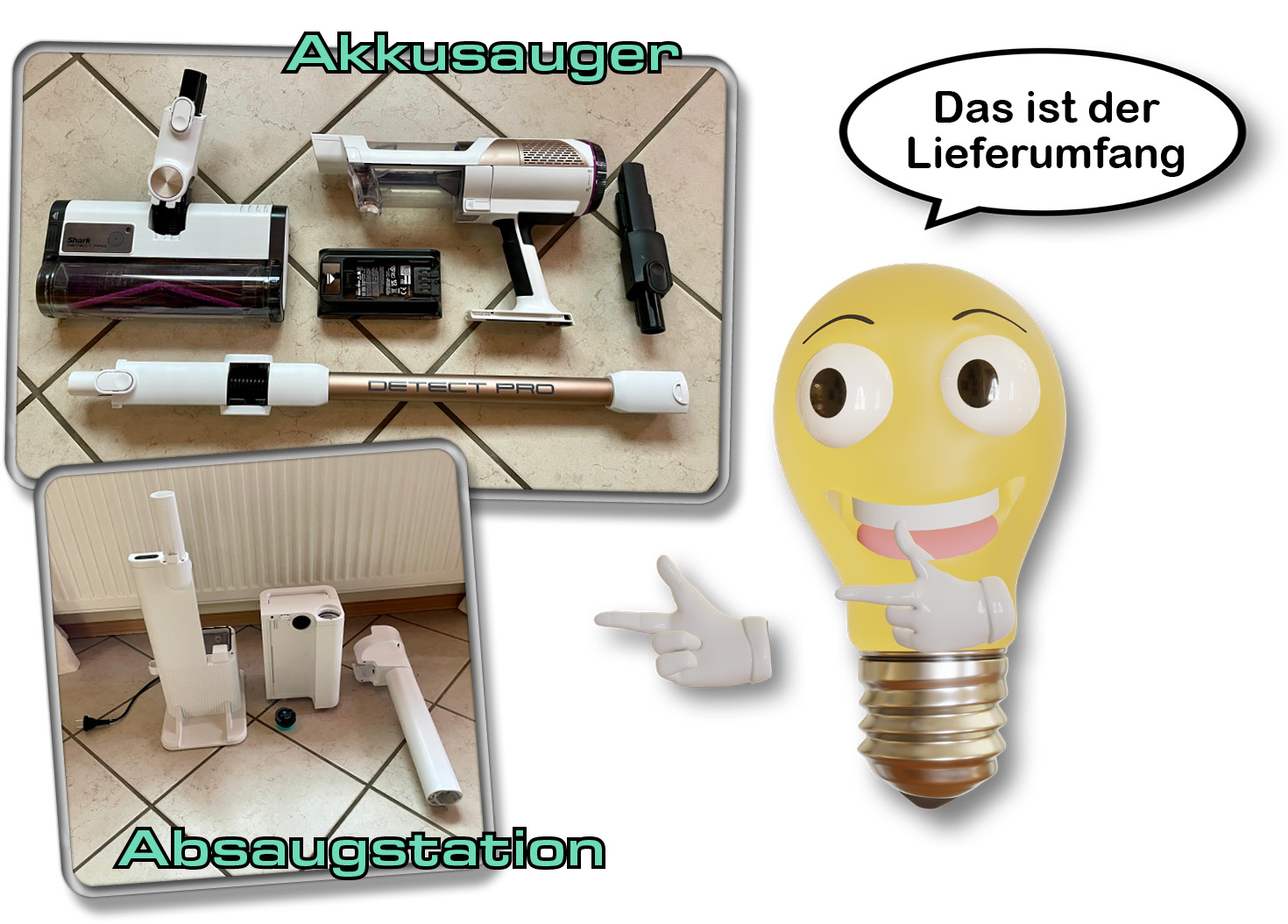 Das ist alles im Lieferumfang des Shark Detect Pro enthalten